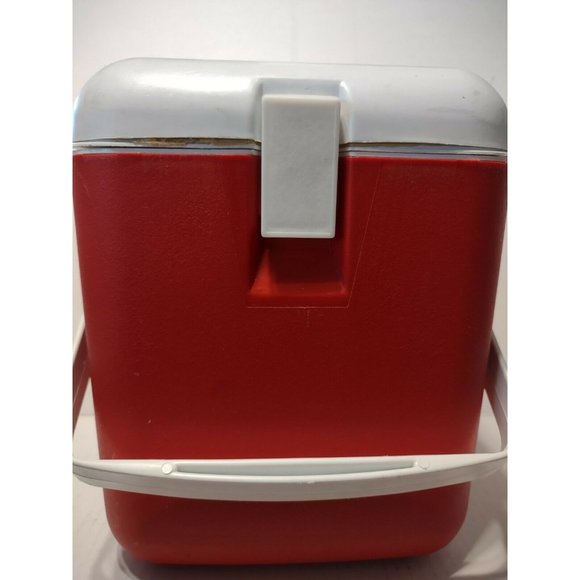 Vintage Igloo Snowflake Water Cooler Jug Ice Chest Square 1 Gallon Spout Red - Picture 3 of 9